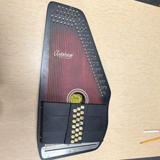 Oscar Schmidt Autoharp Brown Black Stringed Instrument with Chord Bars