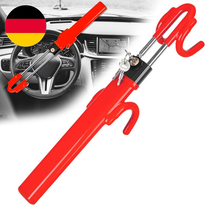 Schwerlast-Lenkradschloss Rot Anti-Theft Car Device Security Car Lock Great Dete