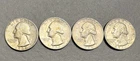 1964 Washington D & P Quarters 2 Lot 90% Silver Circulated