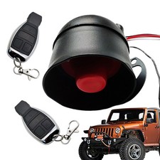 12V Universal Car Alarm System Security Vibration Alarm System W 2 Remote Contro