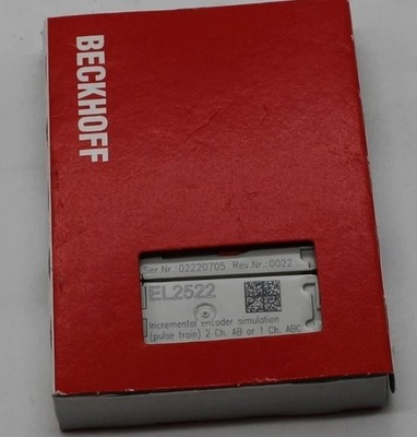 New In Box Beckhoff EL2522 PLC Module EL2522 EL2522 Free shipping
