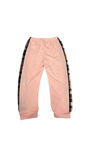 SHEIN Girls Plaid Long Sleeve Hooded Top and Pants - Picture 3 of 5