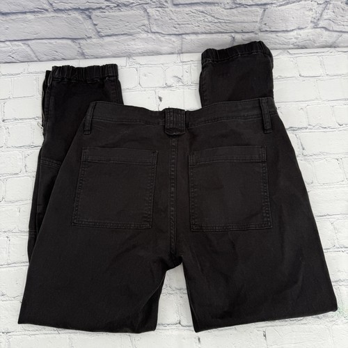 Frame Banded Bottom Trapunto Moto Utility Pants Washed Black Damengröße 28 - Bild 7 von 8