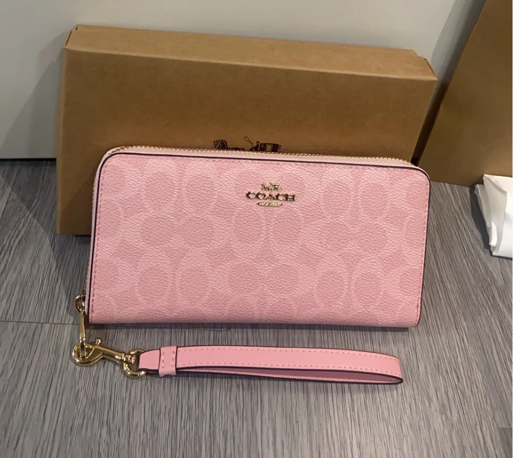 Coach Canvas Pink Wallets for Women for sale | eBay