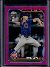 2024 Topps Chrome Update Ben Brown RC Magenta Refractor Rookie #/399 Cubs