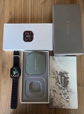Smartwatch stile Apple Watch Ultra 49mm nero GPS BT cinturino e scatola