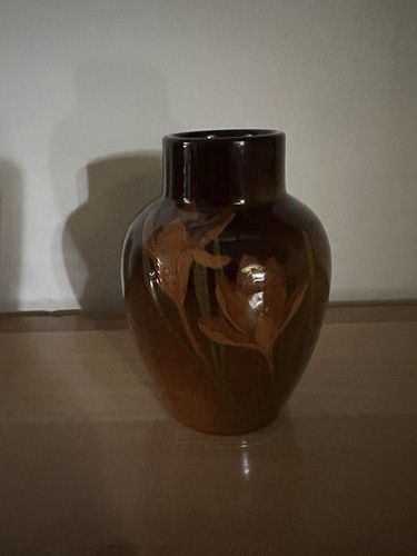Antique 1900 Rookwood Pottery Vase High Glaze 5.5 H x 4" w Arts & Crafts Mission - Picture 11 of 13