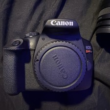 Canon EOS Rebel T7 DSLR Camera EF18-55mm  EF 75-300mm Lens 2727C021 