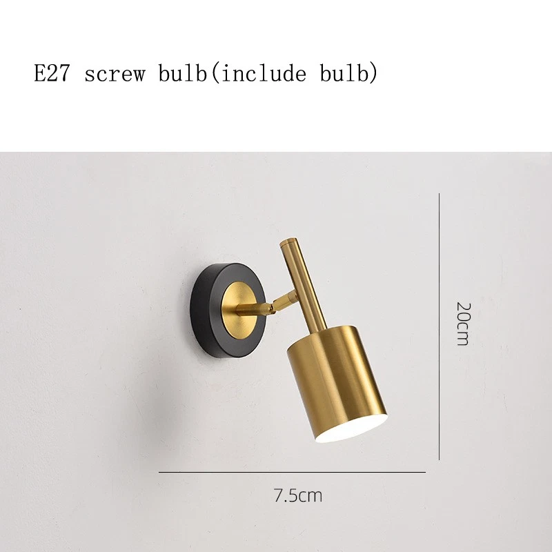 Indoor Wall Lamp Home Wall Lighting Bedroom Wall Light Gold Balcony Wall Sconce - Image 2 of 4