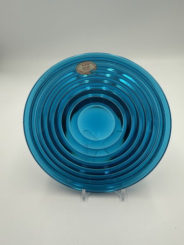 Blue Glass Lens Signal Lamp Kopp Glass Inc. 69-59 Tested A.A.R. - Picture 2 of 4