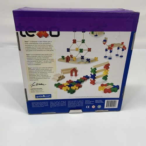 Guidecraft Texo Building Set STEM Architectural Toy 72 Pieces - Picture 6 of 8