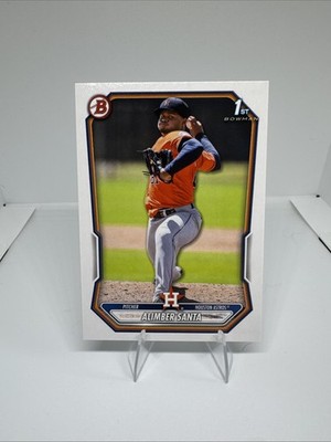 2026 Topps Bowman Alimber Santa 1st Bowman Paper Astros Prospect BP-30