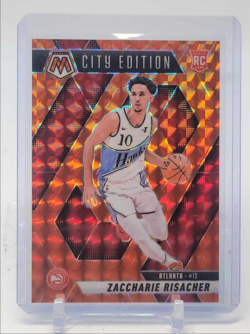 ZACCHARIE RISACHER 2024-25 MOSAIC CITY EDITION ROOKIE ORANGE B RC /249 Q4832