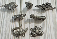 Monopoly Tokens Wild Animalopoly Rhino Koala Alligator Frog Lion Hippo +xtra