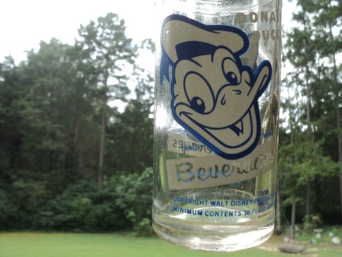 vintage ACL Soda Pop Bottle: DONALD DUCK BEVERAGE SODA BOTTLE - 10 oz ACL - Picture 3 of 3