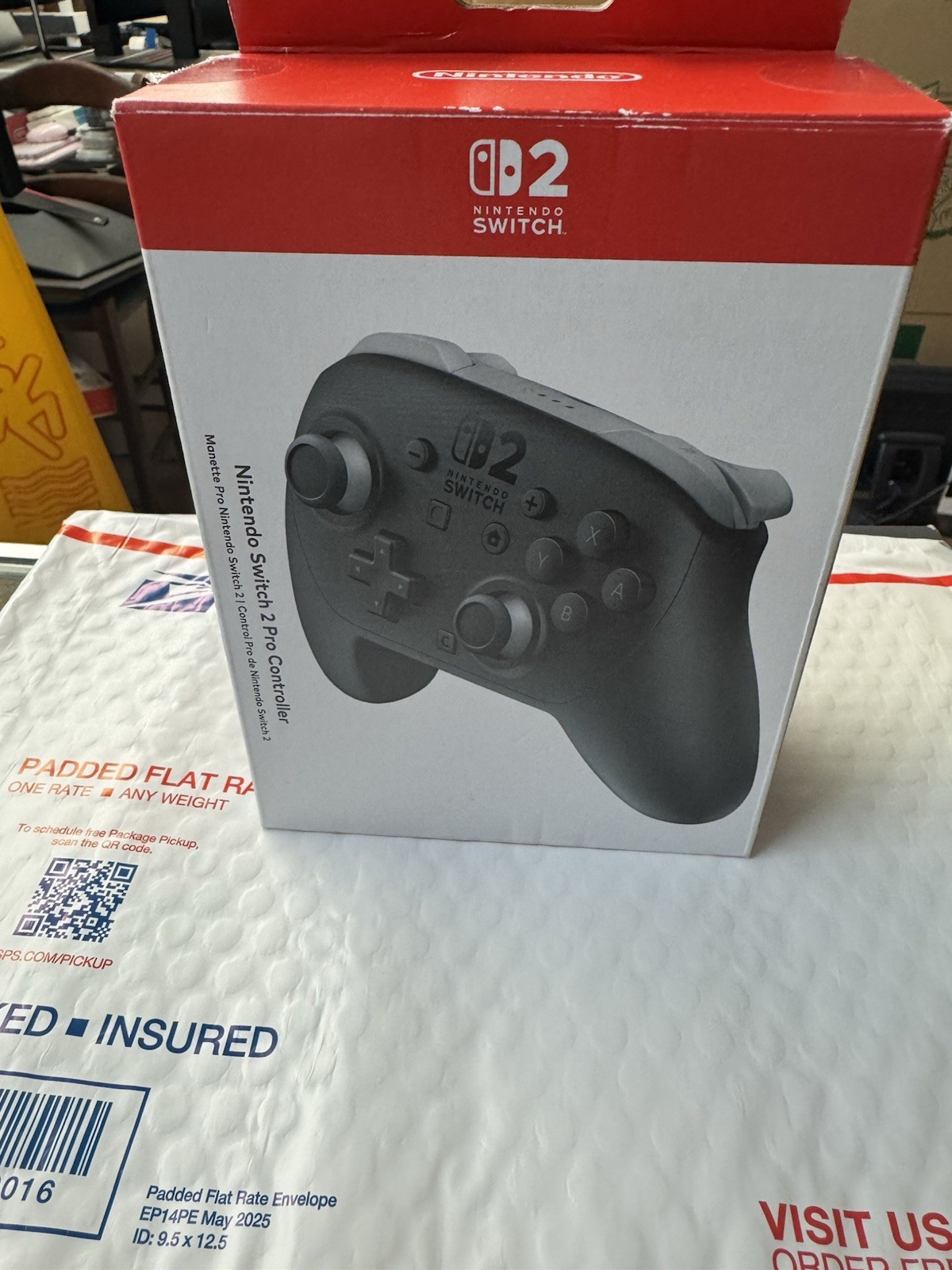Nintendo Switch Pro Controller Black Official OEM Wireless Gamepad New Open Box
