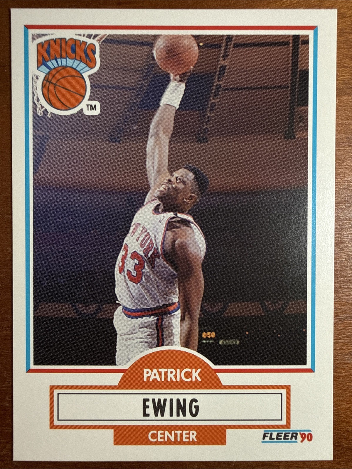 1990-91 Fleer - Patrick Ewing #125