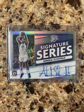 2020-21 Donruss Optic Signature Series Admiral Schofield Auto Oklahoma City