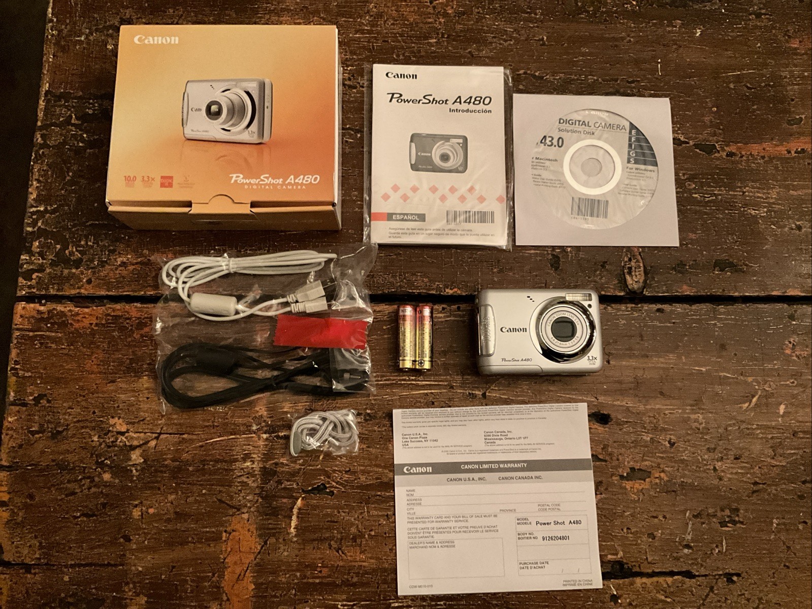 Canon PowerShot A480 vintage camera equipment - eBay listing photo 2