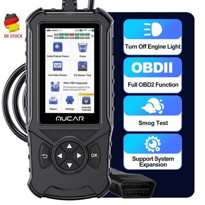 MUCAR CDE900 Auto Auslesegerät Diagnosegeräte Scanner OBD2 ABS SRS TCM ECM 2026