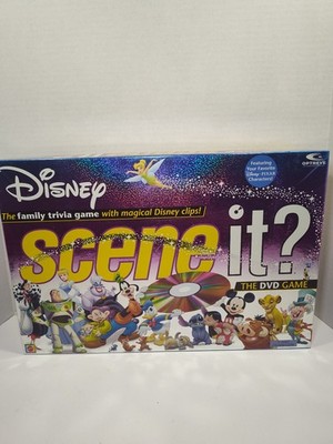 Disney Scene It DVD Game Complete Family Trivia Board Game Pixar EUC Tested