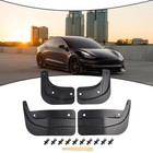 4PCS TPE Front Rear Mudflaps Mud Flaps Protector Fender For Tesla Model 3 2024