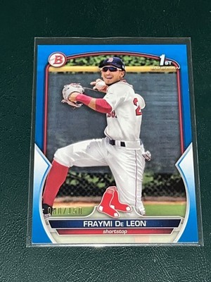 2023 Bowman Fraymi De Leon BLUE /150