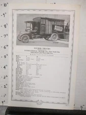 advertising truck photo 1917 INTERNATIONAL Saurer Wrigleys gum Kelly Fuqua dairy