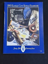 Kansas City Royals Yearbook 1993 Magazine Baseball Kevin Appier George Brett HOF
