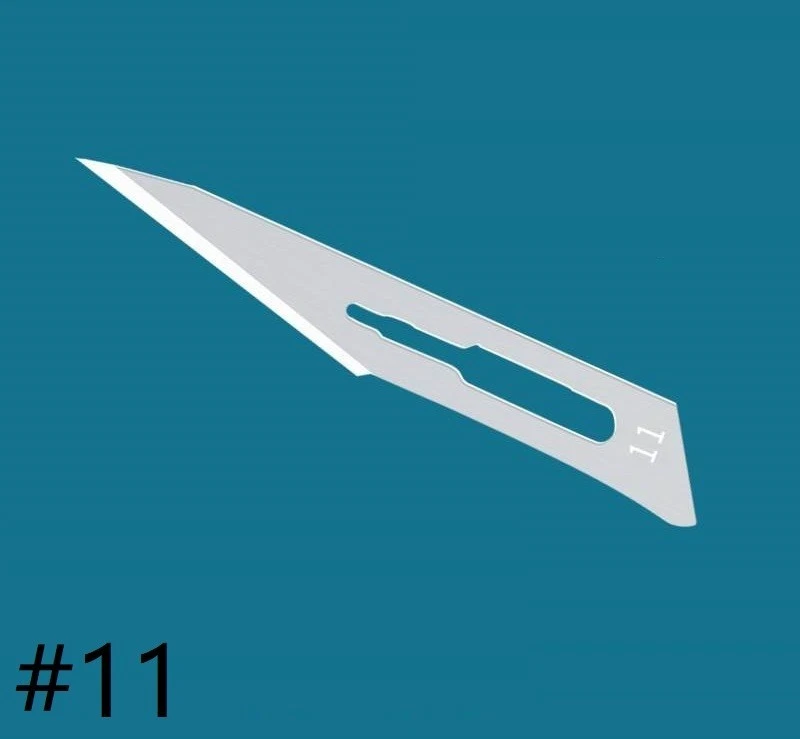 100pcs/box Dental Surgical Blade Sterile Carbon Steel Scalpel #10/11/15/22/24/60 - Image 4 of 4