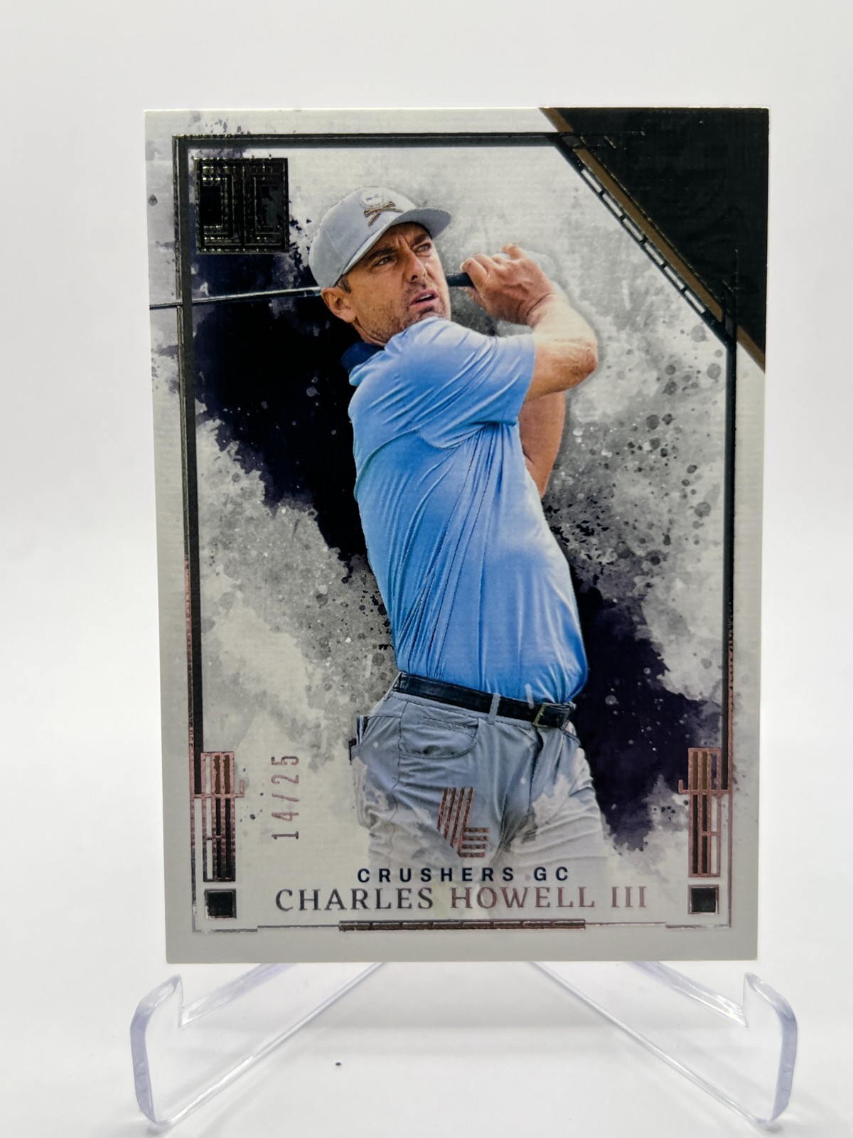 2025 PANINI IMPECCABLE LIV CHARLES HOWELL III 14/25 NO. 5 CRUSHERS