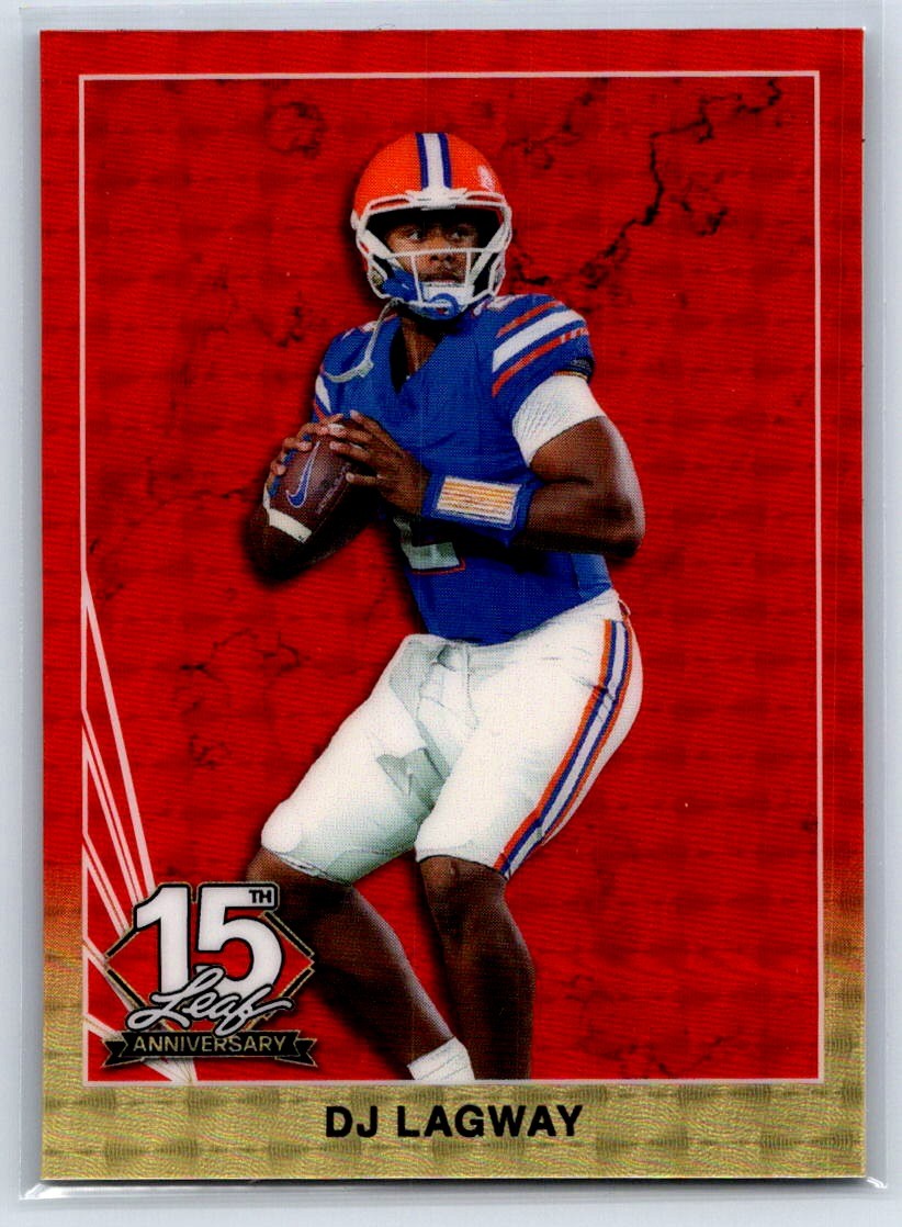 2025 Leaf Metal 15th Anniversary Pack Red Gold Prismatic #1/1 DJ