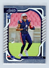 Pierre Strong Jr. (RC) New England Patriots #141 2022 Panini Absolute Football