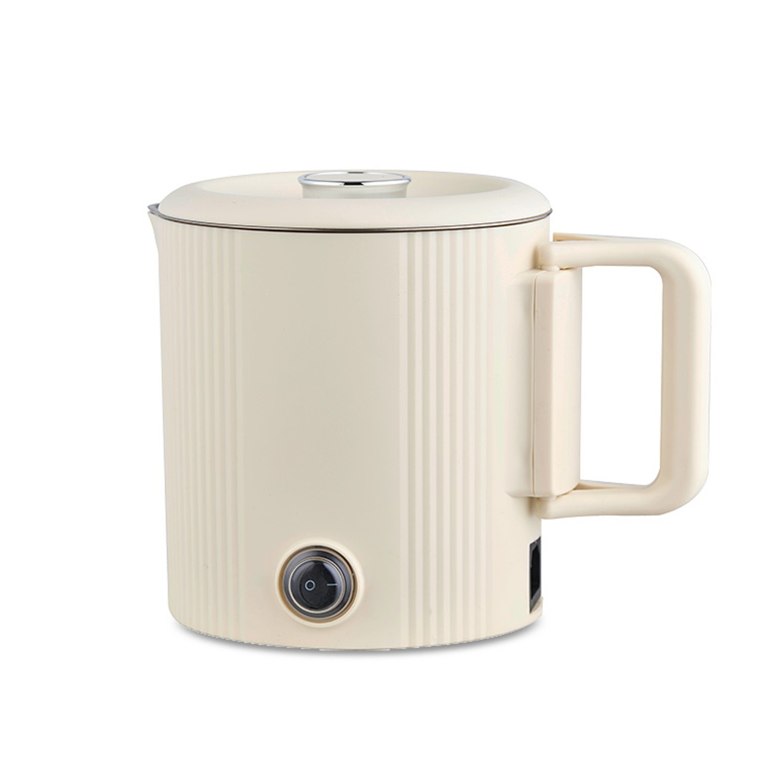 Bouilloire de voyage élégante beige en finition épurée 0.8L