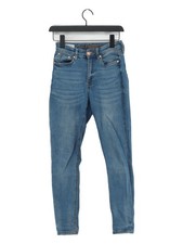 Forever New Women's Jeans UK 8 Blue Cotton with Polyester, Elastane Skinny