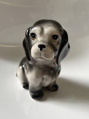Vintage Hund als Blumentopf, Pflanzgefäß