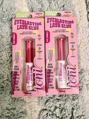  IONI  2 Everlasting Lash Glue(New Formula)-Clear, Latex Free, Vegan, Fast Dry