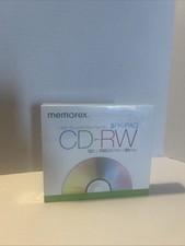  5 Pack MEMOREX Ultra Speed CD-RW 16x-24x 700Mb 80 Minute Rewritable NEW