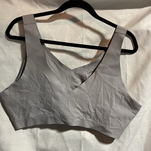 Honey Love LiftWear Damen-BH ohne Bügel V-Ausschnitt Größe 3X grau moondust kabellos - Bild 6 von 7