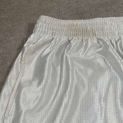 Y2K Nike Athletic Shorts Mens Size XXL White Distressed Embroidered Drawstring - Picture 2 of 15