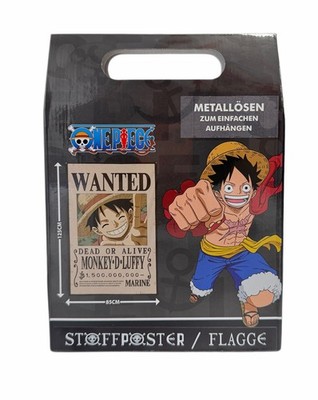 LYO Stoffposter/Flagge - One Piece WANTED (125x85 cm) Stoffposter
