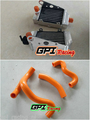 Aluminum Radiator With Cap For KTM 50 SX Mini SXS 2-Stroke 2012-2023 – Unbranded, 1-Year Warranty