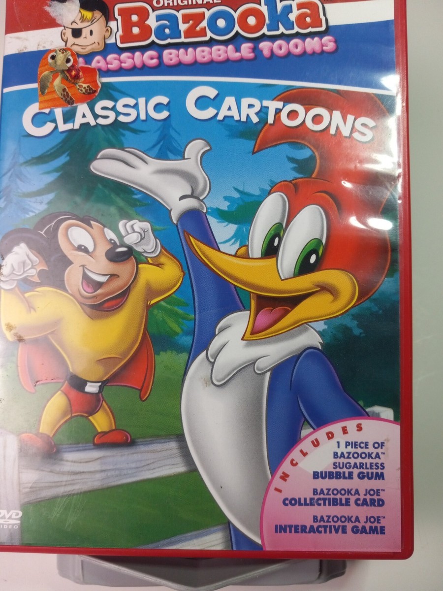 Bazooka Bubble toons Classic Cartoons Vol (2005 DVD) Region Free