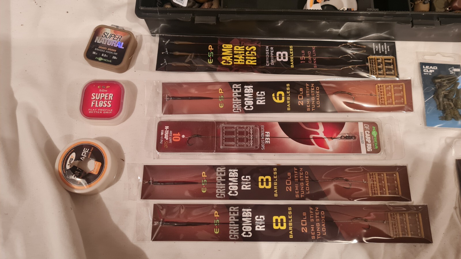 carp fishing tackle box fully loaded eBay