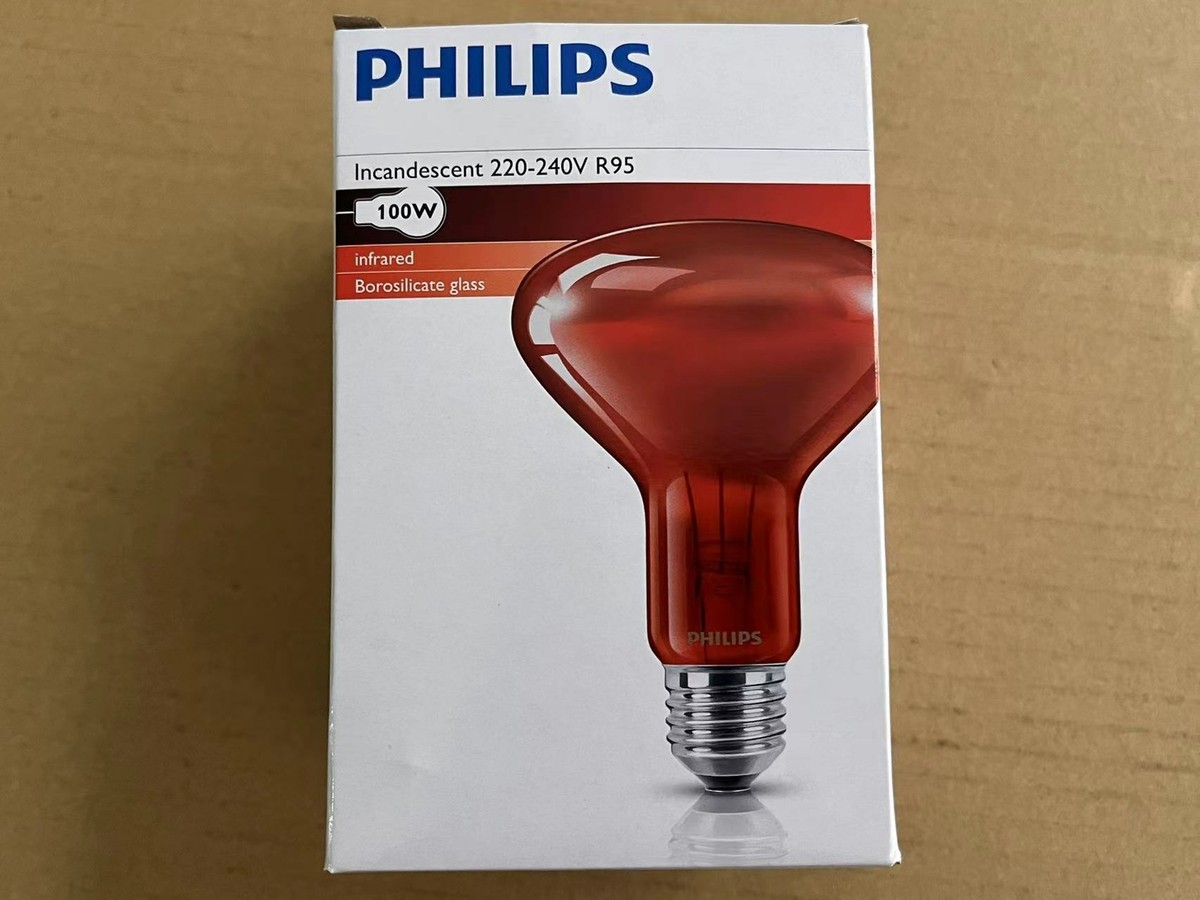 真紅★PHILIPSi9000PrestigeUltraXP9405/49 Philips Infrared Lamp R95E 230V100W E27 Beauty Bulb Insulation