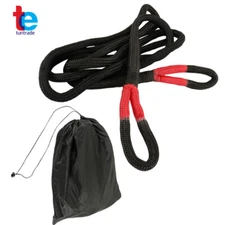 33900 LBS Heavy Duty Kinetic Energy Recovery Tow Rope 1" x 20' W/Storage Bag