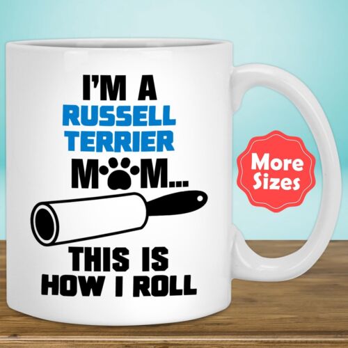 Funny Russell Terrier Gifts Jack Russell Jrt Mug Coffee Cup Dog Mom Owner Lover - Zdjęcie 1 z 1
