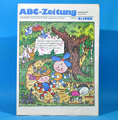 DDR ABC-Zeitung 9-1988 Zeitschrift für Junge Pioniere Möser Hattingen Ampler