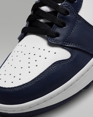 Nike Air Jordan 1 Low G Golf Sneakers White/Midnight Navy