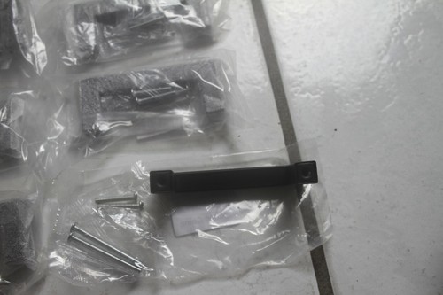 Black Metal Cabinet Handle Drawer,Door Pulls 3.5" ,3" center Lot of 10 - Picture 2 of 4